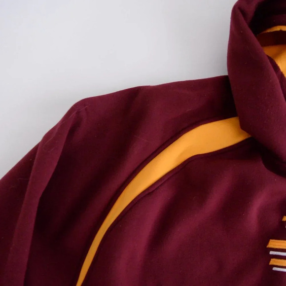 Vintage NCAA Colosseum  Maroon Cent. Michigan Chippewas Lantern Pullover Hoodie - Picture 9 of 13
